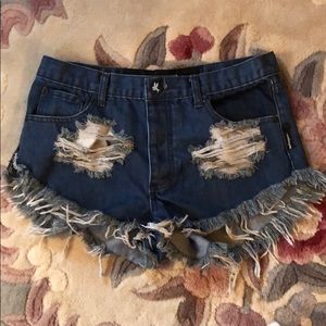 One Teaspoon Denim Shorts